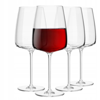 Poháre na víno - Poháre na červené víno Krosno Modern transparentné 600ml 4 ks.